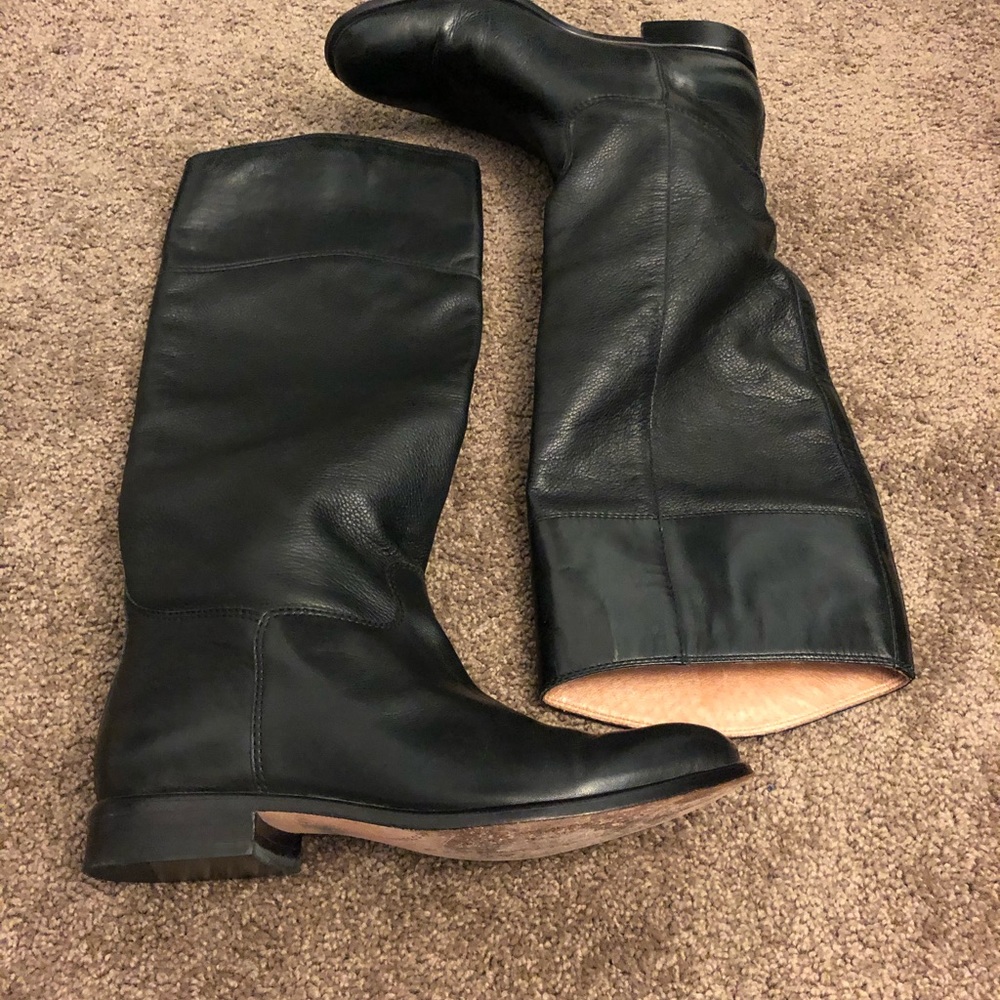 Corso Como Black knee high leather boots